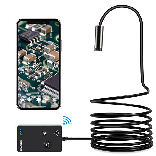 Wireless Endoscope,ZOTO 5.0 MP WiFi Auto Focus Inspection Camera,1944P