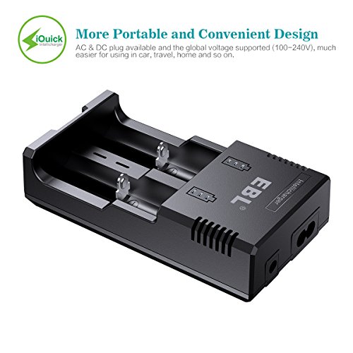 3 EBL+Battery+Charger+Rechargeable+Technology