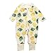 GBSELL Newborn Baby Fruit Animal Print Gown Pajamas Romper Jumpsuit Clothes (Fruit, 6-12 Month)