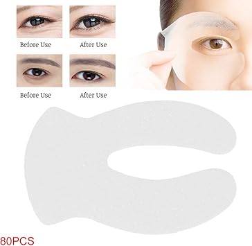 Amazon 80pcs使い捨て可能な超薄型アイマスク 紙diyアイケアツール Rotekt スポーツ アウトドア