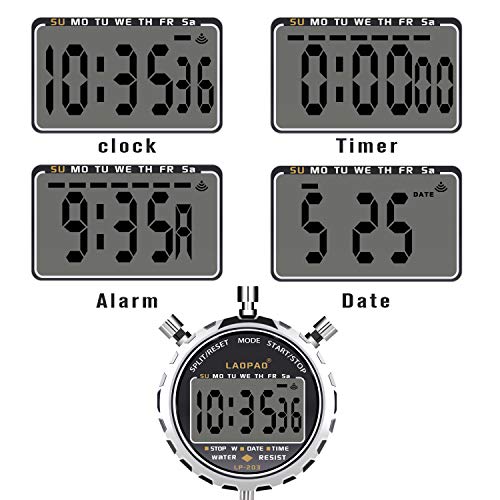 LAOPAO Stopwatch,1/100 Seconden Timing Dagelijkse Waterdichte Elektronische Timer - Image 4