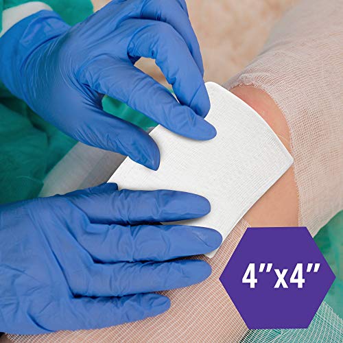 Medpride Surgical Sponges 200 Pack Gauze Pads Non sterile First Aid