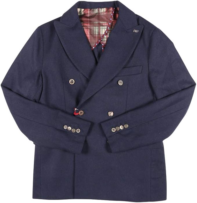 Amazon 52 Bob ボブ ダブルジャケット メンズ 秋冬 ネイビー 紺 ヴァージンウール混 Row299 大きいサイズ 並行輸入品 コート ジャケット 通販