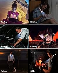 D BABE LED Neck Reading Light, Book Lights for