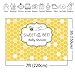 COMOPHOTO Sweet As Can Bee Baby Shower Backdrop for Photography 7x5ft Honeycomb Christening Baptism Bumble Bee-Day Photo Background Party Decorations Backdrop