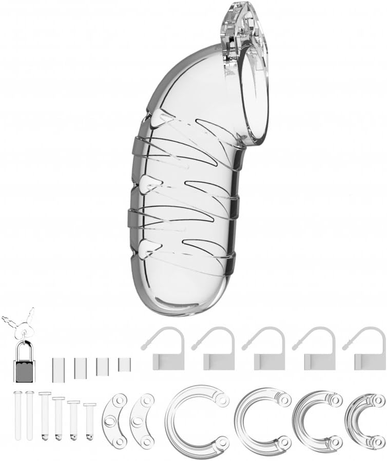 ManCage Chastity Cage, Number 05, Transparent - Image 4
