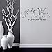 Woodland Arts Black 33 inches x 15 inches Music is The Voice of The Soul Clef Notes Staff Vinyl Hand-Made Wall Decals Quotes Sayings Words Arts Lettering Vinyl Wall Stickers for Music Room