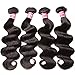 Donmily 10A Malaysian Body Wave Hair Weave 3 Bundles 100% Unprocessed Remy Virgin Human Hair Extensions (12 14 16, Natural Color)