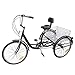 Thaisan7, 6-Speed 24″ 3-Wheel Adult Tricycle Bicycle Trike Cruise Bike W/large Basket, fun healthy ridingthumb 1