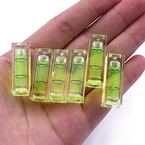 Atoplee Spirit Bubble Level Caravan Camping Outdoors Surface Leveler (rectangular prism,10pcs)