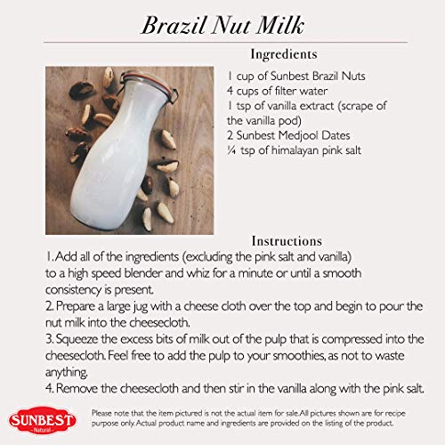 Sunbest Natural - Whole Brazil Nuts, Unsalted Nuts for Snacking, Baking, and Cooking, Non-GMO and Vegan Snacks for… - Image 8