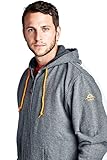 Duran 5V/2A Hooded Heated Jacket: Performance Full-Zip Hooded Fleece Sweatshirt (Hoodie) - Holiday Gift, X-Large