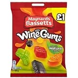 Maynards Bassetts Wine Gums £1 Sweets Bag (165g x 3)