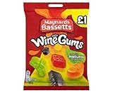Maynards Bassetts Wine Gums £1 Sweets Bag 165g