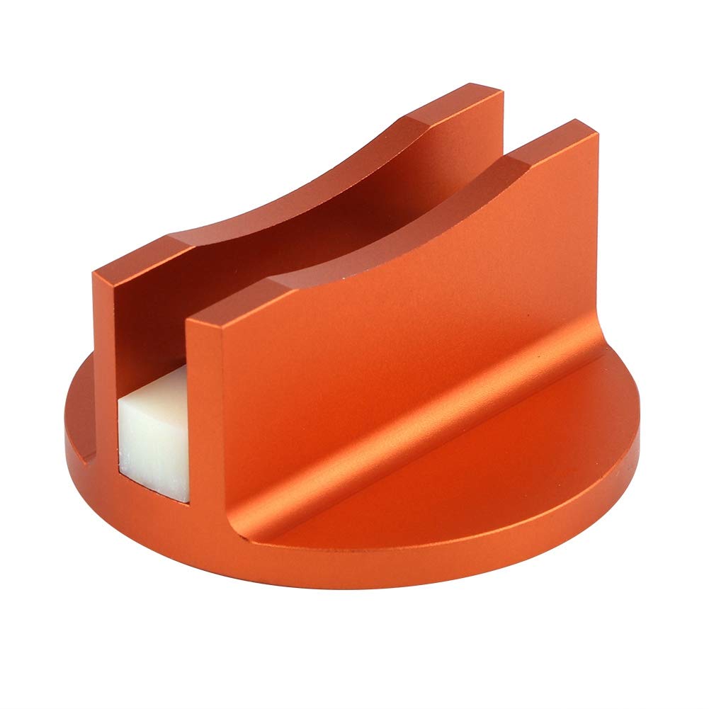 For Jacking Point Pad-Replacement For Jacking Magnetic Point Pad-Jack Pad Jack Pad Adapter Grooved Magnetic Jack Pad Jacking Rail Adapter (Orange)