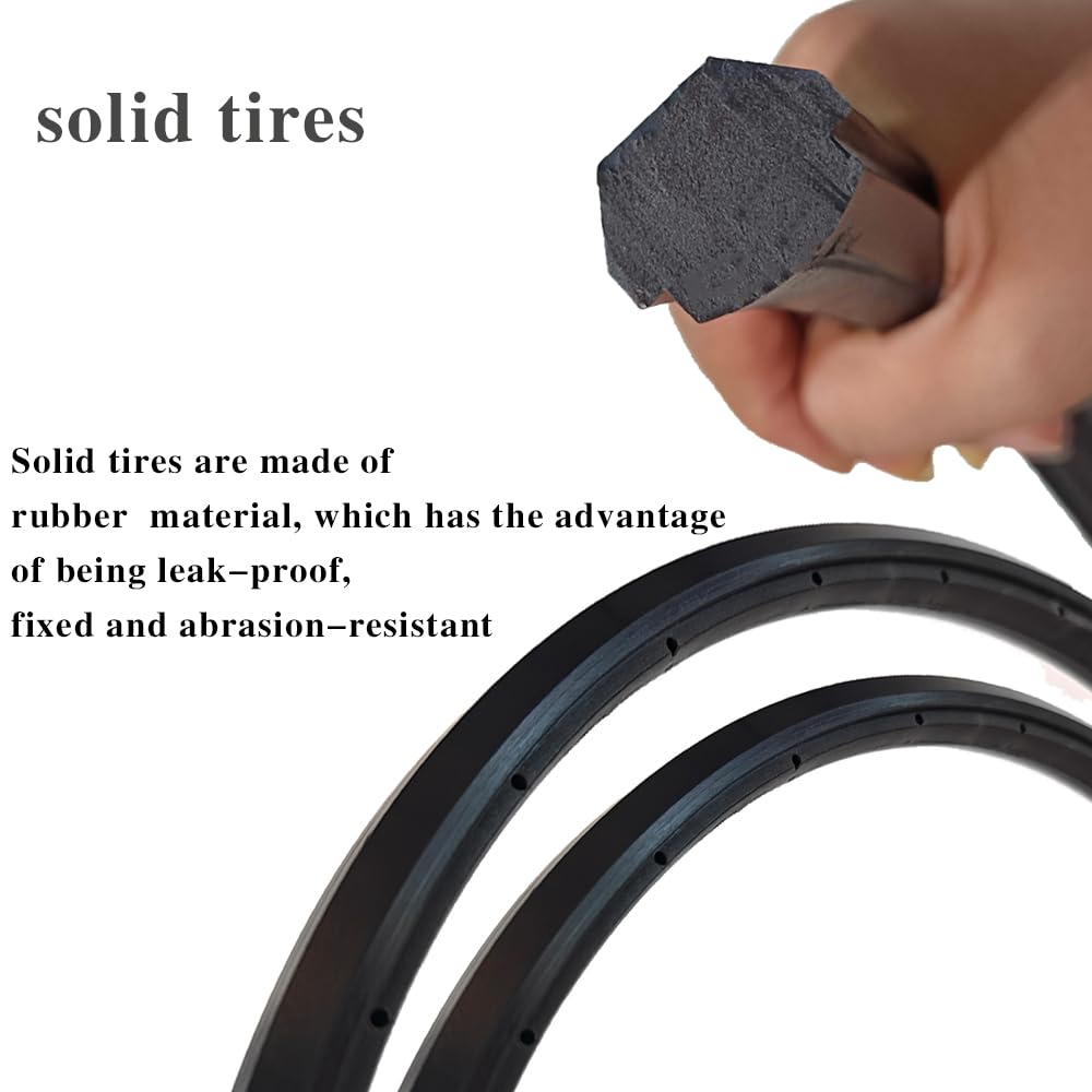Migeek Wheelchair Rear Wheel Replacement Tire, 24 
