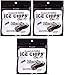 Ice Chips Black Licorice Candy, Xylitol Sweetened, 3 Pouches