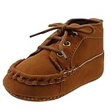 Orgrimmar Baby Boys Girls Casual Lace up Soft Sole Crib Shoes