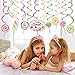 Kristin Paradise 30Ct Candy Land Hanging Swirl Decorations, Candyland Party Supplies, Lollipop Birthday Theme, Candy Shop Kids Paper Decor for First 1st Boy Girl Baby Shower, Sweet Shop Favors
