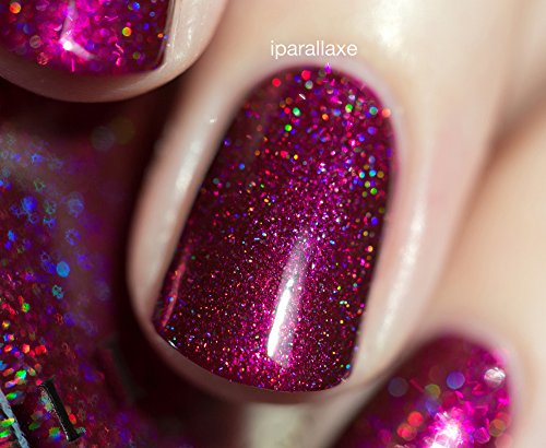 ILNP Showtime - Deep Raspberry Holographic Nail Polish
