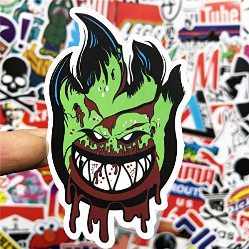 4 Stickers+Computer+Wardrobe+Skateboard+Motorcycle