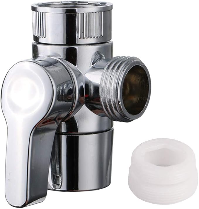 Válvula Desviador 3 Vias, Válvula de Tres Vías Adaptador de Grifo