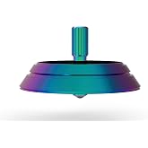 Los Alamos Metal Spinning Top Inspired by The 1951 Los Alamos NM UFO Incident (Psychedelic Stainless Steel)