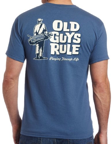 Old Guys Rule T-shirt Golfing Playing 