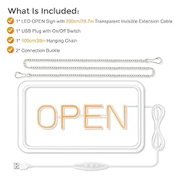 Open Signs for Business, COB Chip LED Neon Open