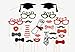 Graduation Party Photo Booth Props, Graduation Party Decorations, Attached to the Stick, NO DIY REQUIRED, only by USA-SALES Seller