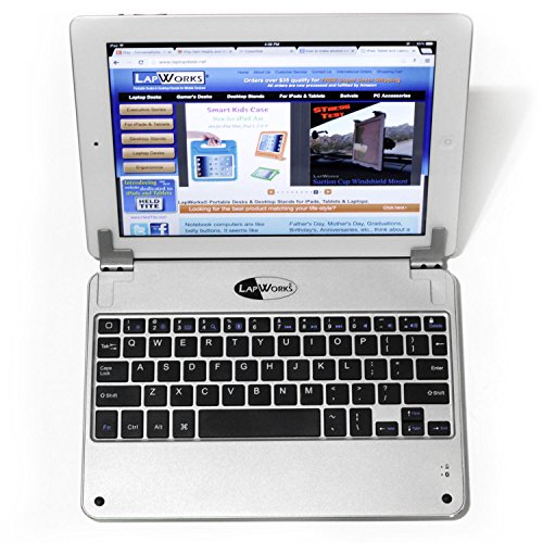 LapWorks Bluetooth Keyboard Clamshell for iPad Air & iPad Air 2