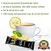 Certified Organic Lemon Tea with No Artificial Sweeteners. All-Natural & Non-GMO Black Lemon Tea. Instant Herbal Powder for Hot or Iced Tea (20 Individual Packets, 20 Grams Each. 400 Grams Total)