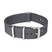 ARCHER Watch Straps, Premium Nylon NATO Straps, Choice of Color and Size (Gray, 20mm)