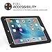 MoKo Case for iPad Pro 9.7 - [Kickstand] Durable Hybrid Silicone + Hard Polycarbonate Kid Proof with Foldable Stand Protective Cover for Apple iPad Pro 9.7 Inch 2016 Release Tablet, BLACK