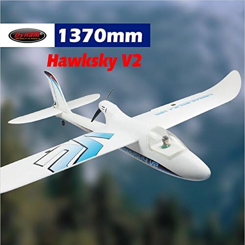 Dynam Hawksky V2 1370mm Wingspan Trainer RC Airplane-PNP