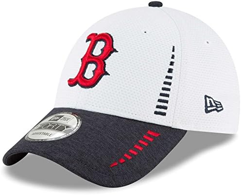 Boston Red Sox New Era Speed Tech 9FORTY Adjustable Hat White