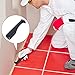Outus 4 Pieces Sealant Tool Caulking Tool Kit for Bathroom Kitchen and Frames Sealant Seals (Black, Red)