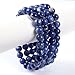 Justinstones Natural Blue Sodalite Gemstone 8mm Round Beads Stretch Bracelet 7 Inch Unisex