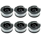 LBK 0.065" Spool for BLACK+DECKER String Trimmers ( Replacement Autofeed Spool) , compatible with BLACK+DECKER AF-100 , 6-Pack
