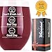 Whimsical Gift World Funny Wine Glass 19 Oz. With Emoji Faces (Don’t Even Ask, Good Day, Bad Day) | Novelty Gag Gifts for Men & Women | For Red & White Wine, Celebrations & Wine Tasting