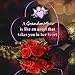 Giftgarden 7 Color LED Cake Topper Grandma Gift for Grandmother, Heart-shaped LED Stuff with Beautiful Red Roses Base, Mothers Day Gifts Idea for Grandmoms Valentines Day Christmas Birthday