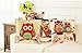 Set of 4 Sofa Pillow Covers, YIFAN Pillowcase Chair Pad Pouch Throw Pillowslip for Home Office Wedding Christmas Party Decor-Owl