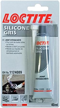 Loctite 1718240 Quick Silicon Gasket, 40ml, White Grey