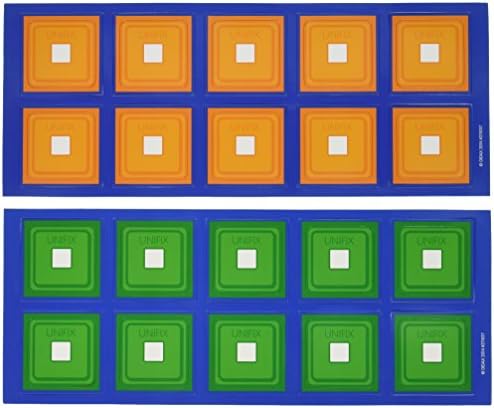 DIDAX UNIFIX Magnetic Ten-Frames, Multicolor, 0.25 H x 5.5 L x 12.63 W