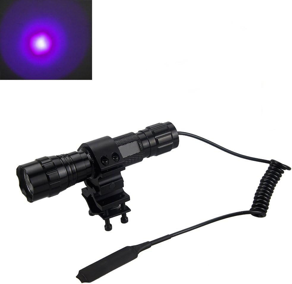 2000 Lumen CREE XM-L T6 Green/White/Red/Blue Light LED Flashlight Torch Tactical Pressure Switch Mount Hunting Rifle Gun light lamp
