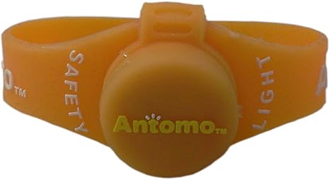 Amazon Antomoリストバンド オレンジ オレンジ ランプ ライト