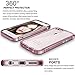 iPhone 6S Case, iPhone 6 Case, AmiCool Scratch-Resistant Clear Back Cover & PC Frame, Shock-Absorbent Soft Rubber Bumper Case for Apple iPhone 6/6s 4.7 inch -Rose Gold