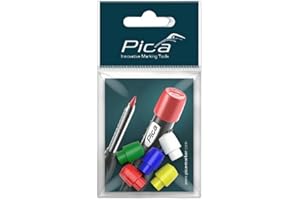Pica Marker 5-Piece Colored Cap Porous Tip Highlighter Marker Set