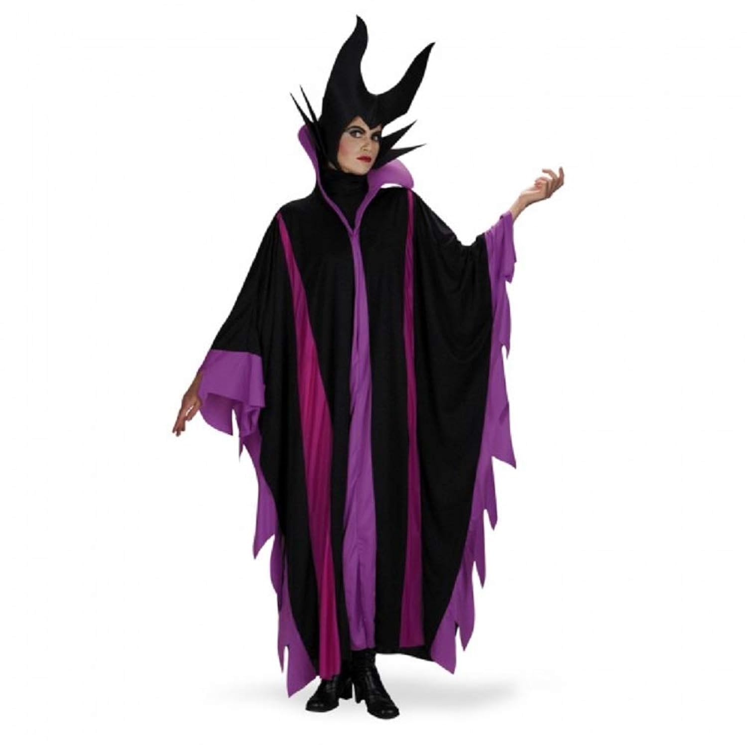 Photo 1 of **NOT FULL COSTUME/ NECK ACCESSORY ONLY ** Disguise womens Disguise Disney Sleeping Beauty Maleficent Deluxe Adult Sized Costumes, Purple/Black, Large US **ONLY THE HAT