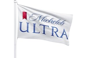 Dimike Michelob Ultra Flag White 3x5ft Banner